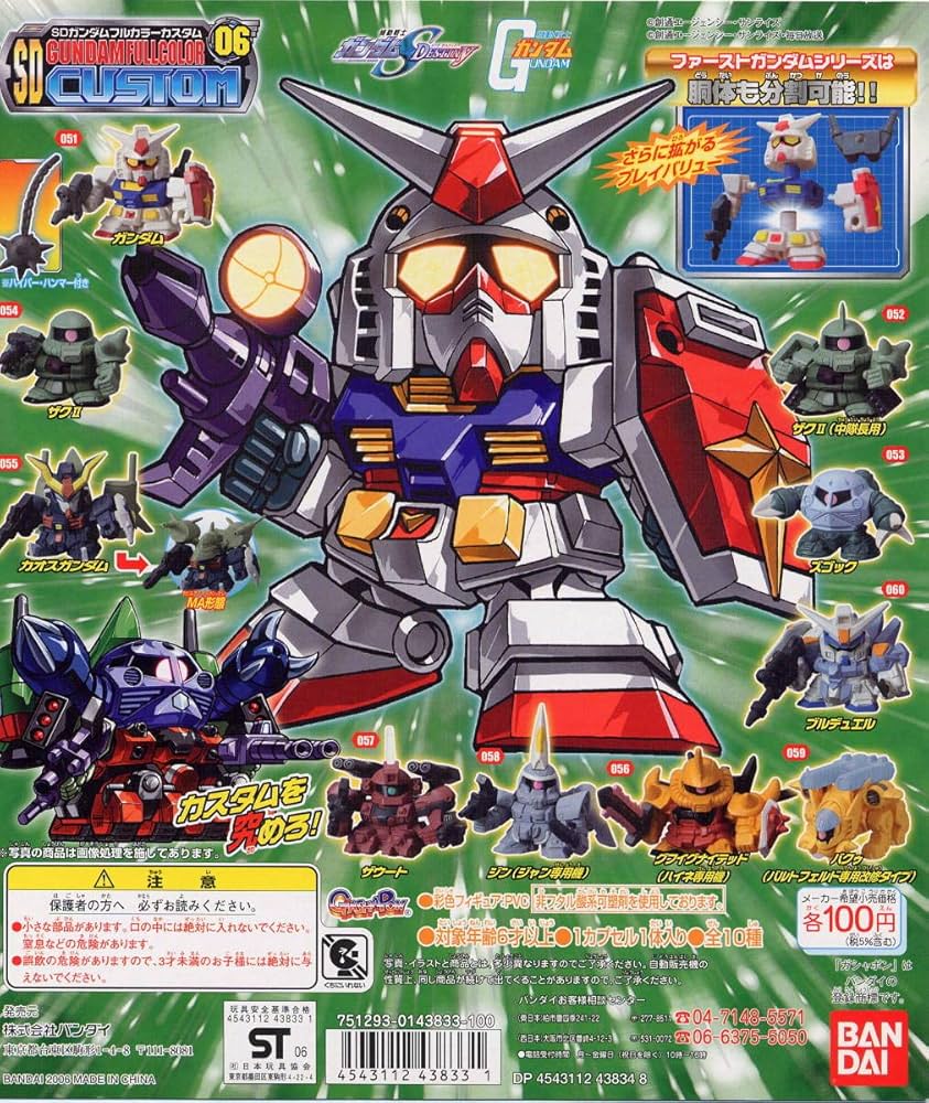 sdガンダム フルカラー カスタム06 10種セット sdガンダム フルカラー カスタム06 10種セット バンダイ 商品